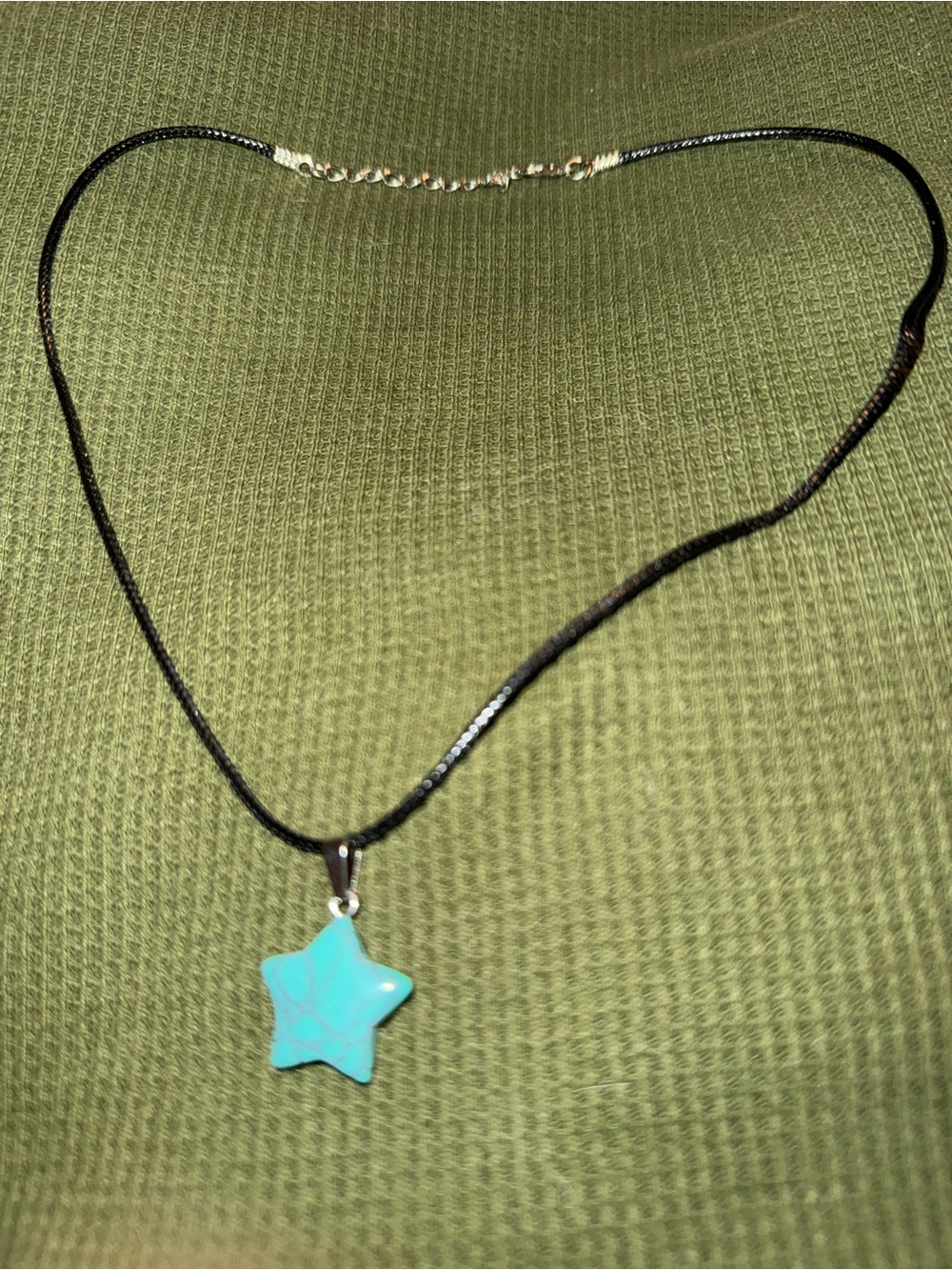 Turquoise Star Pendant Necklace - Women's Jewelry